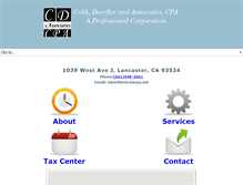 Tablet Screenshot of cdacpa.net